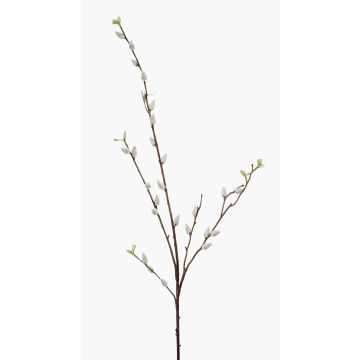 Konstgjord videkattgren LARDEIRA, vit, 95cm