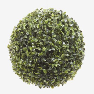 Konstgjord buxbomskula FRITZ på plastgaller, Ø20cm