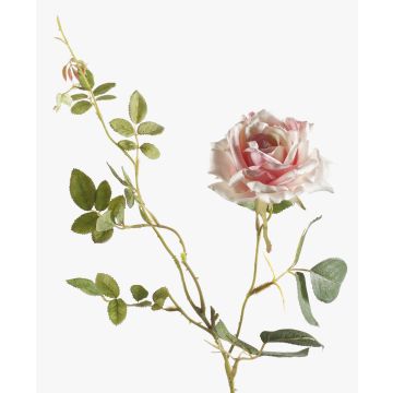 Konstgjord rosgren BEATA, rosa-vit, 75cm, Ø10cm Konstgjord rosgren BEATA, rosa-vit, 75cm, Ø10cm