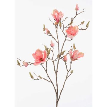 Stor konstgjord magnolia CAELO, rosa, 105cm, Ø15-17cm