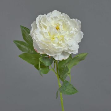 Konstgjord pion DIVIN, vit, 65cm, Ø15cm Konstgjord pion DIVIN, vit, 65cm, Ø15cm