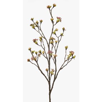 Konstgjord lönngren LIUVA med blommor, rosa, 110cm Konstgjord lönngren LIUVA med blommor, rosa, 110cm