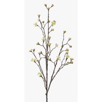 Konstgjord lönngren LIUVA med blommor, krämfärgad, 110cm Konstgjord lönngren LIUVA med blommor, krämfärgad, 110cm
