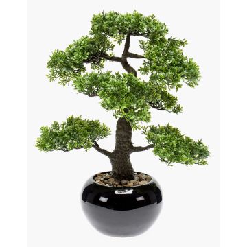 Konstgjord bonsai-fikusträd ASHER i keramikkruka, 45cm Konstgjord bonsai-fikusträd ASHER i keramikkruka, 45cm