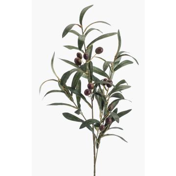 Konstgjord olivkvist CARSON med frukter, 75cm