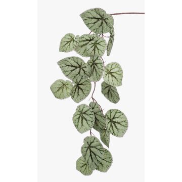 Konstgjord kvist bladbegonia MEIRA, grågrön, 110cm Konstgjord kvist bladbegonia MEIRA, grågrön, 110cm