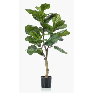 Konstgjord Ficus Lyrata EUSEBI, konststam, grön, 90cm