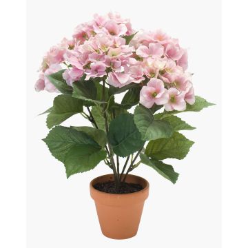 Konstväxt hortensia JONE i lerkruka, rosa, 40cm Konstväxt hortensia JONE i lerkruka, rosa, 40cm