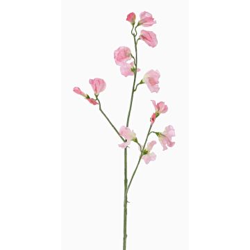 Konstgjord blomkvist Lathyrus ASFALOTH, rosa, 65cm, Ø3-5cm