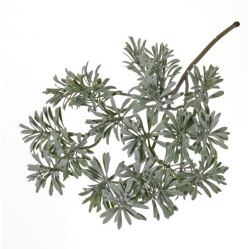 Konstgjord Crossostephium-gren BILBO, grågrön, 45cm