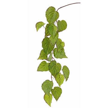 Konstgjord bladbegonia-gren KATRICE, grön-röd, 110cm Konstgjord bladbegonia-gren KATRICE, grön-röd, 110cm
