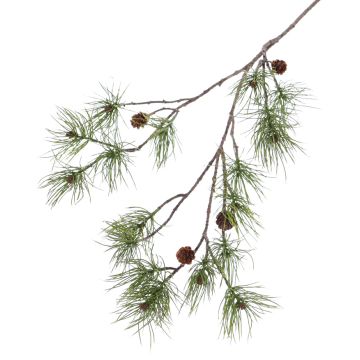 Konstgjord tallkvist PIXY med kottar, 110cm