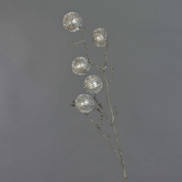 Dekorativ tistelgren ROBBY, silver, 100cm, Ø6cm Dekorativ tistelgren ROBBY, silver, 100cm, Ø6cm
