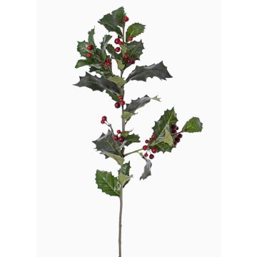 Konstgjord ilexkvist TIBAR med bär, grön, 75cm