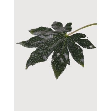 Konstblad Aralia-blad HERRO, glitter, grönt, 20cm