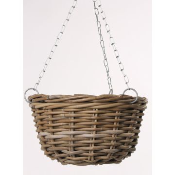 Korg för hängande blommor NICOLINA, beige, 18cm, Ø30cm Korg för hängande blommor NICOLINA, beige, 18cm, Ø30cm
