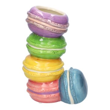 Dekorativ vas Dolomit DOLLI i macaronform, färgglad, 12,5x8,5x18,7cm Dekorativ vas Dolomit DOLLI i macaronform, färgglad, 12,5x8,5x18,7cm