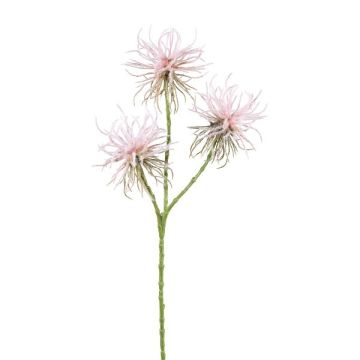 Dekorativ kvist med kuldistel TRELMO, ljusrosa, 45cm Dekorativ kvist med kuldistel TRELMO, ljusrosa, 45cm