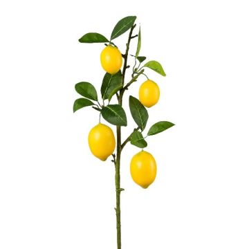 Dekorativ citrongren JALVEN med frukter, gul, 70cm