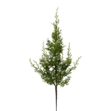 Konstgjord kvist av enbär VOSTER med bär, grågrön, 50cm