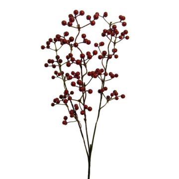 Dekorativ kvist med falska bär FLOMER, bär, röda, 60cm