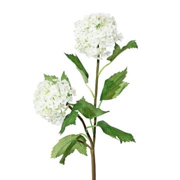 Dekorativ kvist med snöboll SNALMO, vit, 50cm Dekorativ kvist med snöboll SNALMO, vit, 50cm