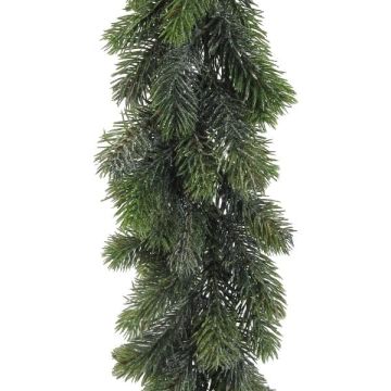 Dekorativ girland av gran CALPRO, frostad, 180cm Dekorativ girland av gran CALPRO, frostad, 180cm