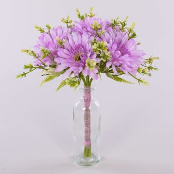 Konstgjord blomsterbukett med gerberor TEMBAR, ljuslila, 30cm, Ø22cm Konstgjord blomsterbukett med gerberor TEMBAR, ljuslila, 30cm, Ø22cm