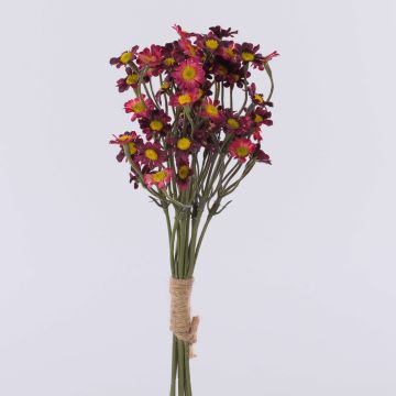 Konstgjord blomsterbukett med små krysantemum WEMKE, vinröd, 35cm, Ø13cm Konstgjord blomsterbukett med små krysantemum WEMKE, vinröd, 35cm, Ø13cm