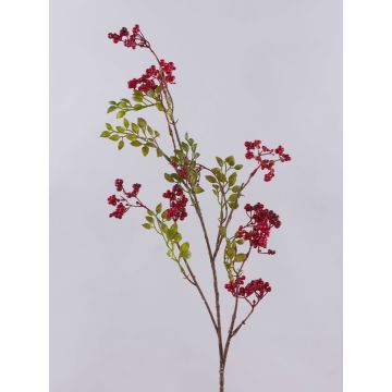 Konstgjord fläderbärsgren THEYGE med frukter, röd, 75cm