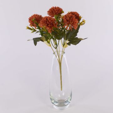 Dekorativ dahlia SALAMITUS på stativ, orange, 30cm Dekorativ dahlia SALAMITUS på stativ, orange, 30cm