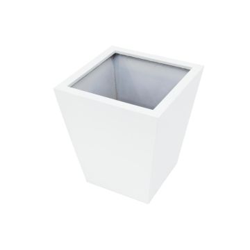 Planteringskruka ORNELLO, vit, 50x45x45cm Planteringskruka ORNELLO, vit, 50x45x45cm