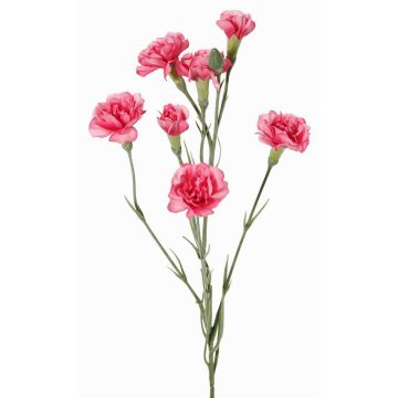 Konstgjord blomkvist, nejlika PIARA, cerise, 60cm, Ø3-5cm Konstgjord blomkvist, nejlika PIARA, cerise, 60cm, Ø3-5cm