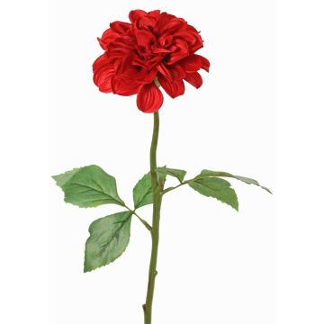 Konstgjord dahlia TINKALA, röd, 60cm, Ø12cm Konstgjord dahlia TINKALA, röd, 60cm, Ø12cm