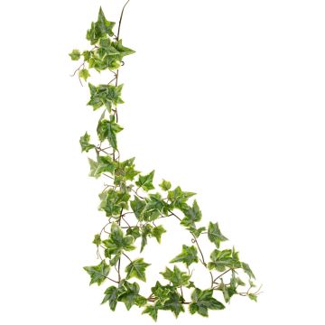 Konstgjord efödigirland BESSIE, Eco Collection, grön-vit, 160cm