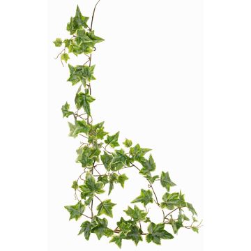 Konstgjord efödigirland BESSIE, Eco Collection, grön-vit, 160cm