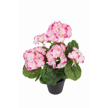 Konstblomma Geranium ELISABETTA i dekorativ kruka, rosa-cerise, 35cm Konstblomma Geranium ELISABETTA i dekorativ kruka, rosa-cerise, 35cm