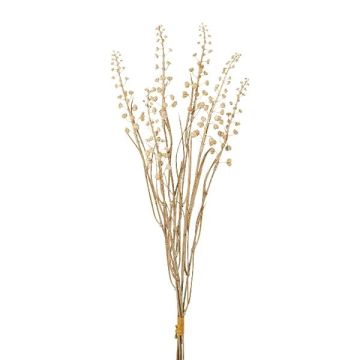 Konstgjord kermesbärsbukett ILMOR, bär, torkad look, beige, 50cm