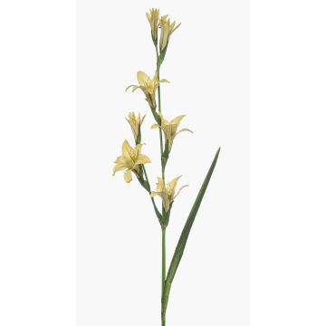 Konstgjord gladiolus GROWEL, gul, 105cm Konstgjord gladiolus GROWEL, gul, 105cm