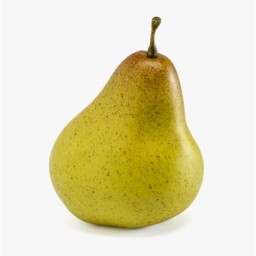 Konstfrukt päron KAMALA, grön-brun, 9,5cm, Ø8cm Konstfrukt päron KAMALA, grön-brun, 9,5cm, Ø8cm