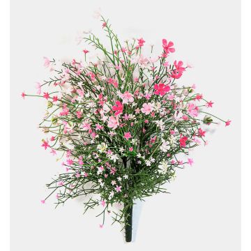 Konstblomma gipskruid buske JARMIN på stödpinne, crossdoor, rosa-cerise, 45cm Konstblomma gipskruid buske JARMIN på stödpinne, crossdoor, rosa-cerise, 45cm