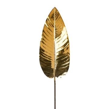 Konstgjort blad, strelitzia BATRA, metallic-gammalt guld, 100cm Konstgjort blad, strelitzia BATRA, metallic-gammalt guld, 100cm