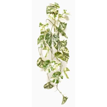 Konstgjord hängväxt Scindapsus NAVIRT på stödpinne, grön-vit, 90cm