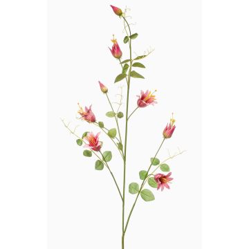 Dekorativ kvist av klematis LENOMA, rosa, 115cm Dekorativ kvist av klematis LENOMA, rosa, 115cm