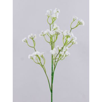 Konstgjord slöjblomma CECILIA, vit, 70cm, Ø1cm