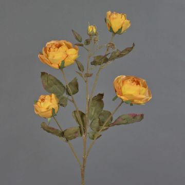 Konstgjord rosgren SITARA, torkad look, orange-gul, 75cm, Ø5-8cm Konstgjord rosgren SITARA, torkad look, orange-gul, 75cm, Ø5-8cm