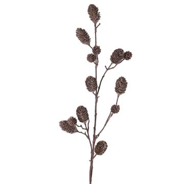 Konstgjord tallkvist TEGMEN med kottar, mörkbrun, 100cm Konstgjord tallkvist TEGMEN med kottar, mörkbrun, 100cm