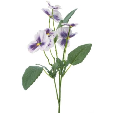 Dekorativ kvist med penséer SIREL, ljuslila-violett, 65cm Dekorativ kvist med penséer SIREL, ljuslila-violett, 65cm