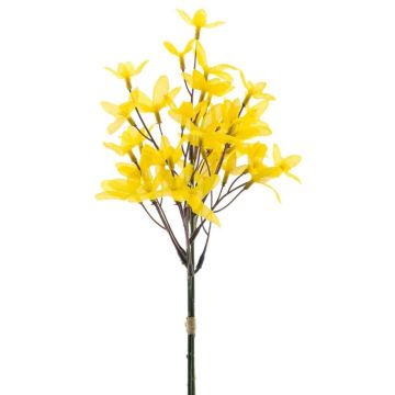 Konstgjorda blommor, bukett med forsythia NARUSA, gul, 30cm