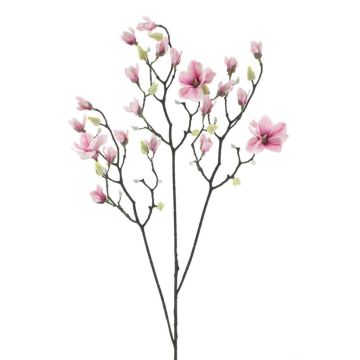 Dekorativ gren magnolia NELKA, cerise-vit, 125cm Dekorativ gren magnolia NELKA, cerise-vit, 125cm
